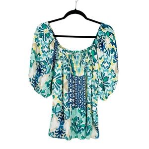 Cupio off the shoulder peasant top